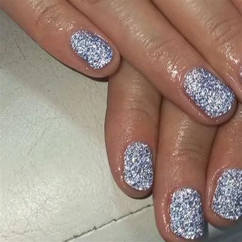 Golden Silver Glitter Nail Paints Colour Glitter Gel Nails