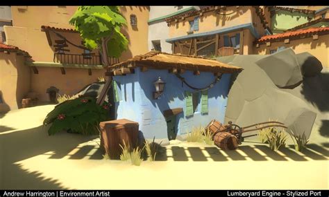 Lumberyard Engine - Stylized Port Demo | Andrew Harrington ...