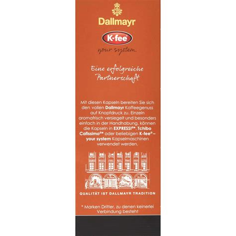 Dallmayr CREMA d Oro INTENSA Kaffeekapseln 96 Stück Comparor Deutschland