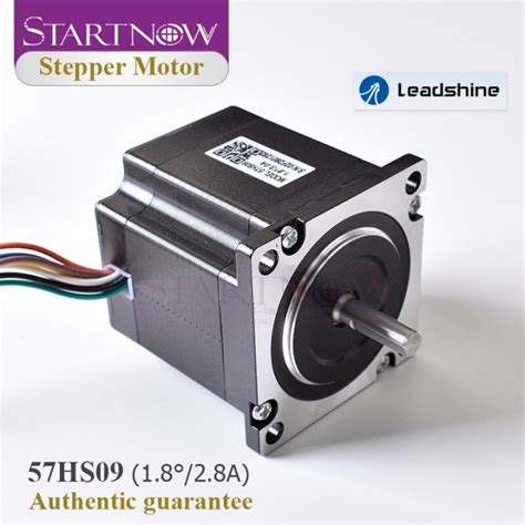 Startnow NEMA23 Leadshine Stepper Motor 57HS09 Axis Diameter 6 35mm 2