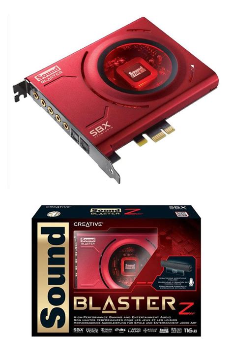 Creative Sound Blaster Z Sbx Pcie Sound Card With Beamforming Mic