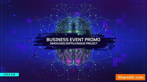 Videohive Business Event Promo Brain Power Intro Corporate IT