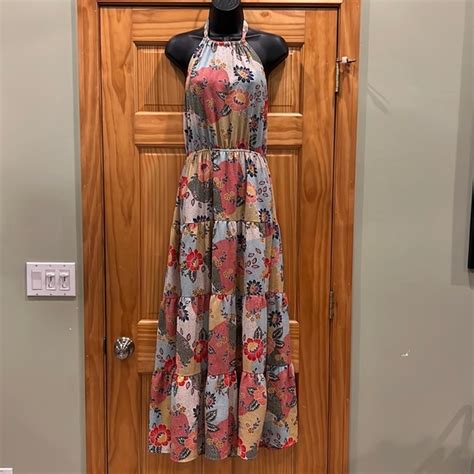 Monteau Dresses Monteau Los Angeles Multicolor Boho Vintage Flower