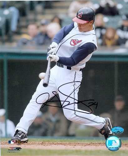 Grady Sizemore autographed 8x10 Photo (Cleveland Indians)