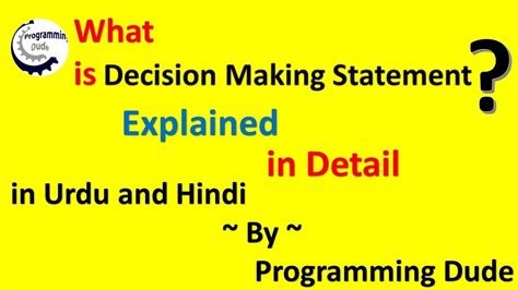 Decision Making Statements In C Language Youtube