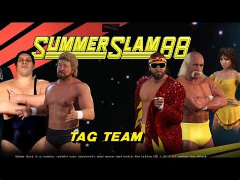 Aug Wwf Summerslam The Mega Powers Vs The Mega Bucks