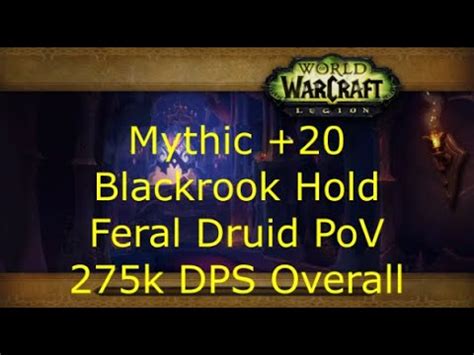 Mythic 20 Black Rook Hold Fortified Feral Druid PoV 10 2 6