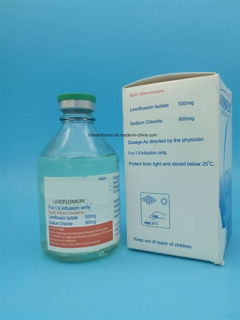 Levofloxacin Lactate Injection Infusion Medicine Levofloxacin And