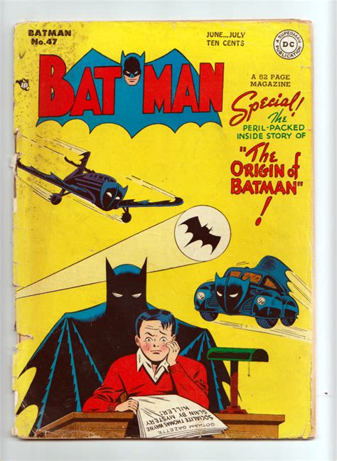 First Batman Comic Batmobile