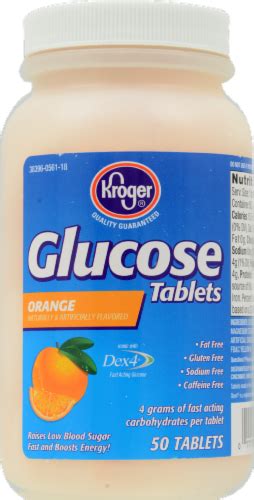 Kroger® Orange Glucose Tablets 50 Ct Qfc