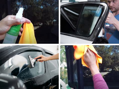 Cleaning Tinted Car Windows Safely