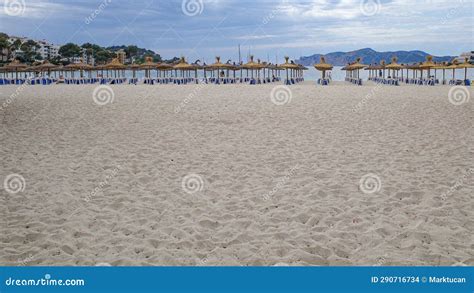 Santa Ponsa Spain 7 May 2023 Beach And Coastline In The Tourist