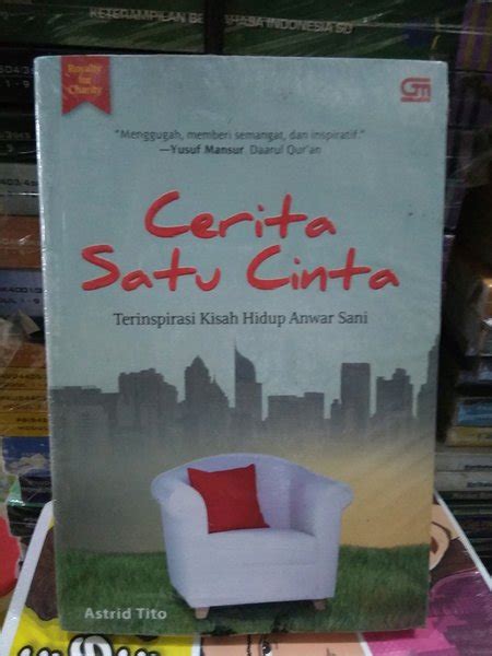 Jual Original Buku Novel Cerita Satu Cinta Terinspirasi Kisah Hidup