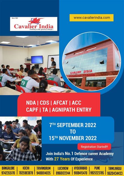 Nda Cds Afcat Acc Capf Ta Agnipath Entry New Batch Ssb