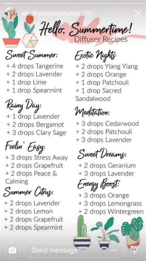 25 Of The Best Summer Essential Oil Diffuser Recipes With Free