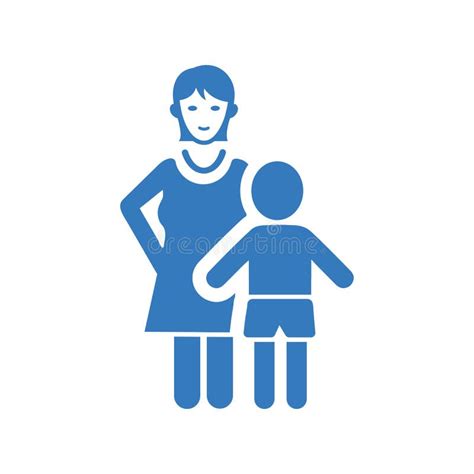 Diseño De Iconos De Pediatría Para El Cuidado De Niños Stock de