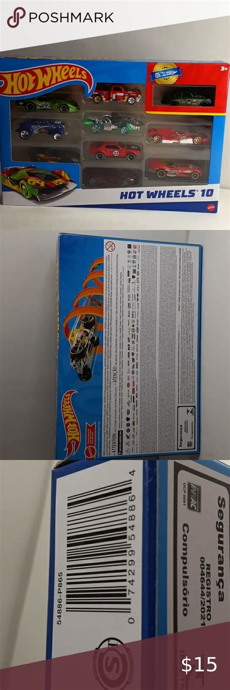 Hot Wheels 10 Pack Cars Mattel In 2022 Hot Wheels Packing Car