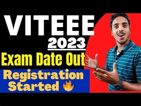 VITEEE 2023 Exam Date Out VITEEE 2023 Registration Date Vit Vellore