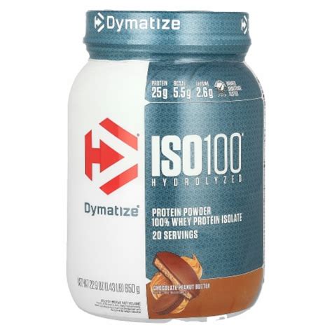 Dymatize Iso Hydrolyzed Whey Protein Isolate Chocolate Peanut