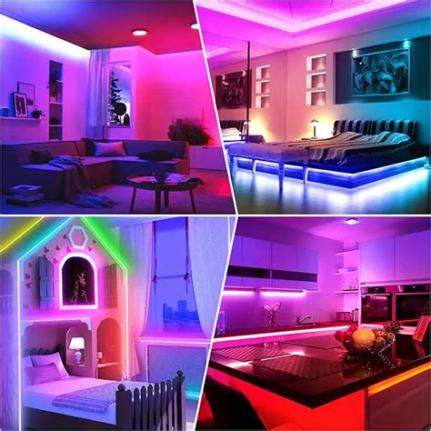 Led Light Strip Smart Rgb App Controlled Led Rope Light Temu