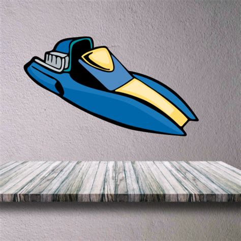 Graphic Hydroplane Sticker