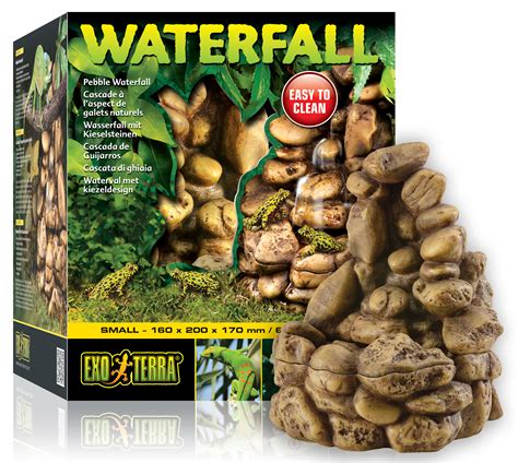 EXO TERRA REPTILE WATERFALL PEBBLE WITH PUMP TERRARIUM VIVARIUM ...