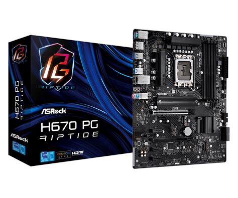 Asrock Intel H Pg Riptide Pcie Atx Motherboard