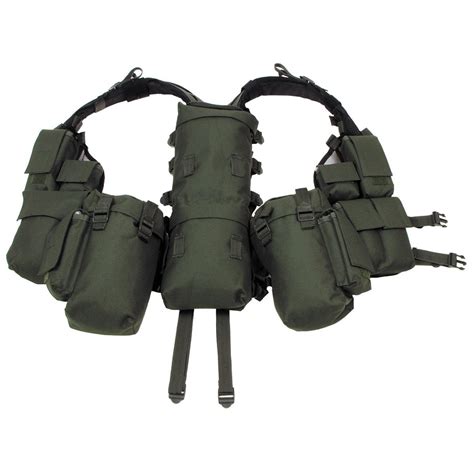 Mfh Int Comp Tactical Vest Pockets Olive Army Surplus Military Range