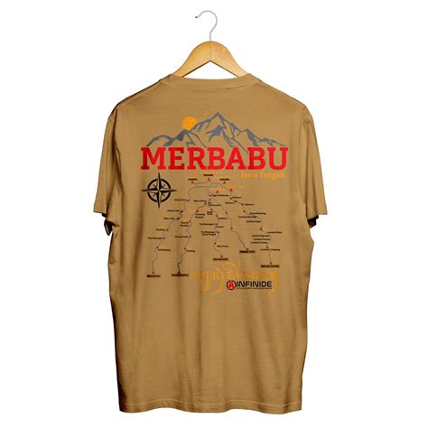 Jual Infinide T Shirt Original Jalur Pendakian Gunung Merbabu Kaos