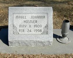 Mabel Johanna Hostler Memorial Find A Grave