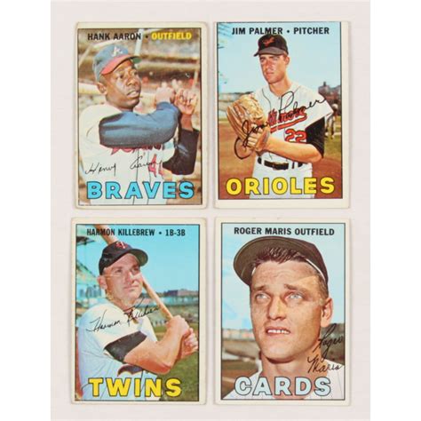 Lot Of Topps Baseball Cards With Roger Maris Hank