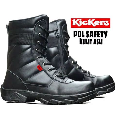 Sepatu Pdl Sepatu Safety Polisi Tni Kickers Sepatu Tinggi Tentara