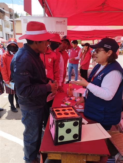 SNEJ Cusco participa en Feria Informativa Fortaleciendo la Prevención