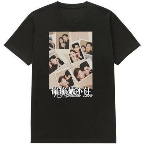 Jual T Shirt Hidden Love Fanmade Free Photocards Zhao Lusi Chen Zheyuan