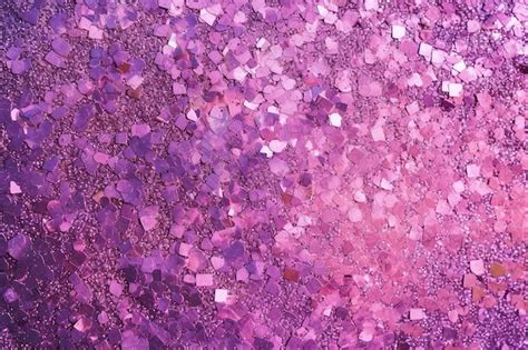 Premium AI Image | A purple glitter background with a pink glitter texture.