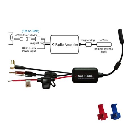 Car Am Fm Antenna Signal Amplifier Am Fm Adapter Dab Car Antenna Aerial Signal Booster Buy