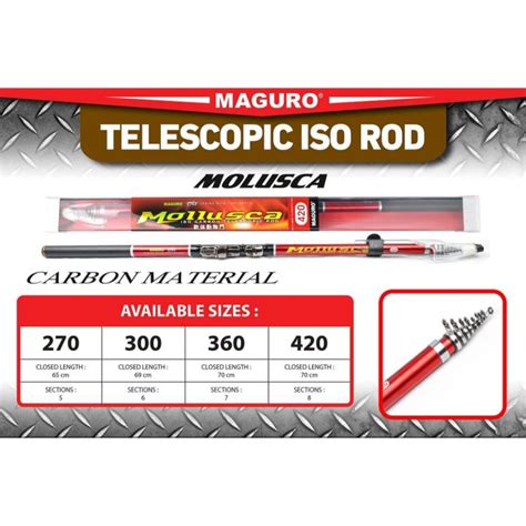 Joran Antena Maguro Telescopic Molusca Pilih Ukuran Lazada Indonesia