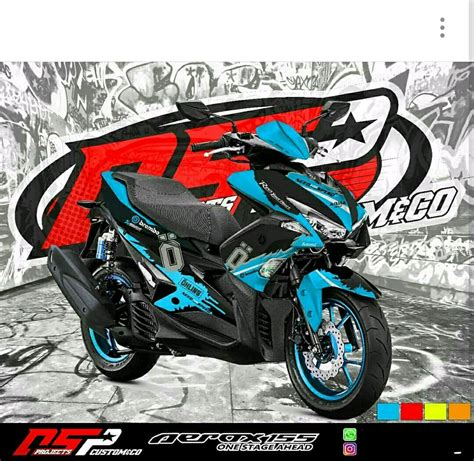 Jual Decal Sticker Stiker Aerox 155 FullBody Set Di Lapak STICKERS