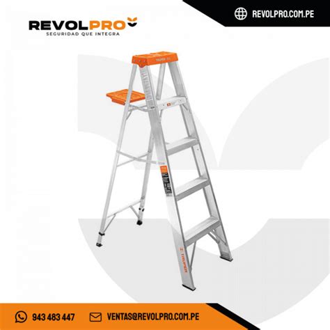 Escalera Tipo Tijera Pelda Os Kg Truper Revolpro