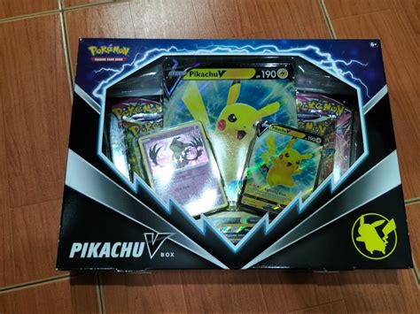 Pokemon TCG Pikachu V Box Hobbies Toys Toys Games On Carousell