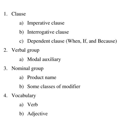 Analysis Of Linguistic Characteristics Download Scientific Diagram