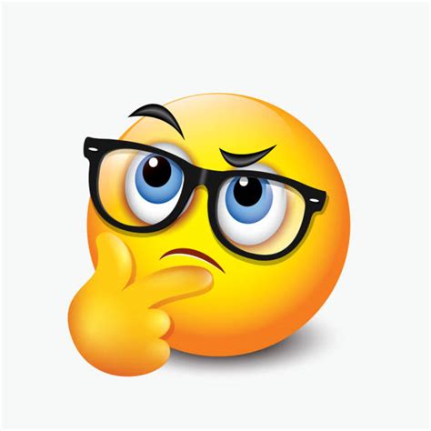 Thinking Emoji Illustrations, Royalty-Free Vector Graphics & Clip Art ...