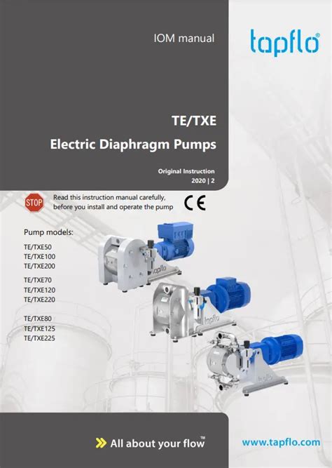 Electrically Operated Diaphragm Pumps Tapflo