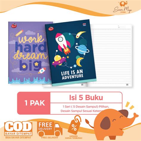 Jual Sidu Big Boss Maxi Buku Tulis Lembar Per Pak Isi Sinar