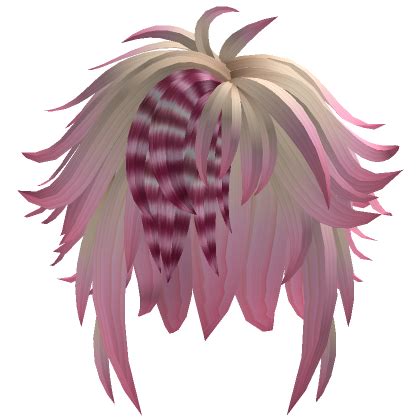 Pink Blonde Scene Emo Super Messy Hair S Code Price RblxTrade