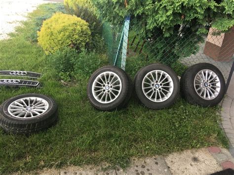 BMW E39 ALUFELGI 16 5X120 OPONY ZIMA 6MM 7487413161 Oficjalne