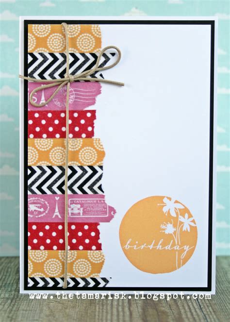 The Tamarisk Ideas For Washi Tape Cards