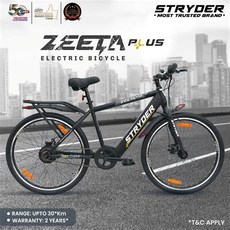 Buy 275t Zeeta Plus Ic Mens Electric Bicycle Stryder Bikes