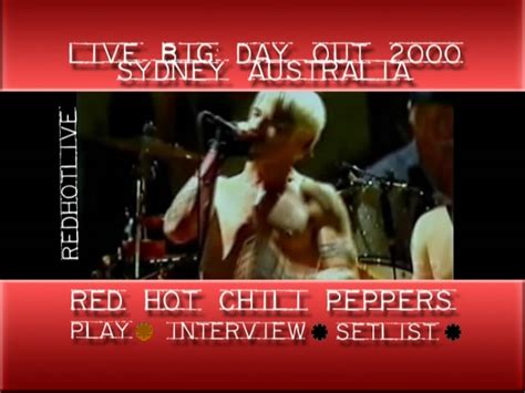 Funky Crime Perú Red Hot Chili Peppers Big Day Out 2000 DVD