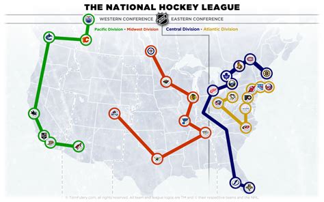 Here's a map I made of all NBA teams organised by Conference and geographical division. Made for ...